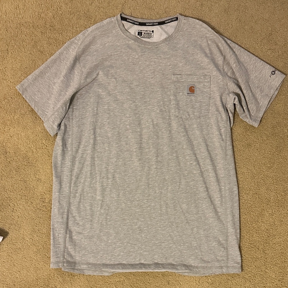 Carhartt Heather Gray Short Sleeve Tee